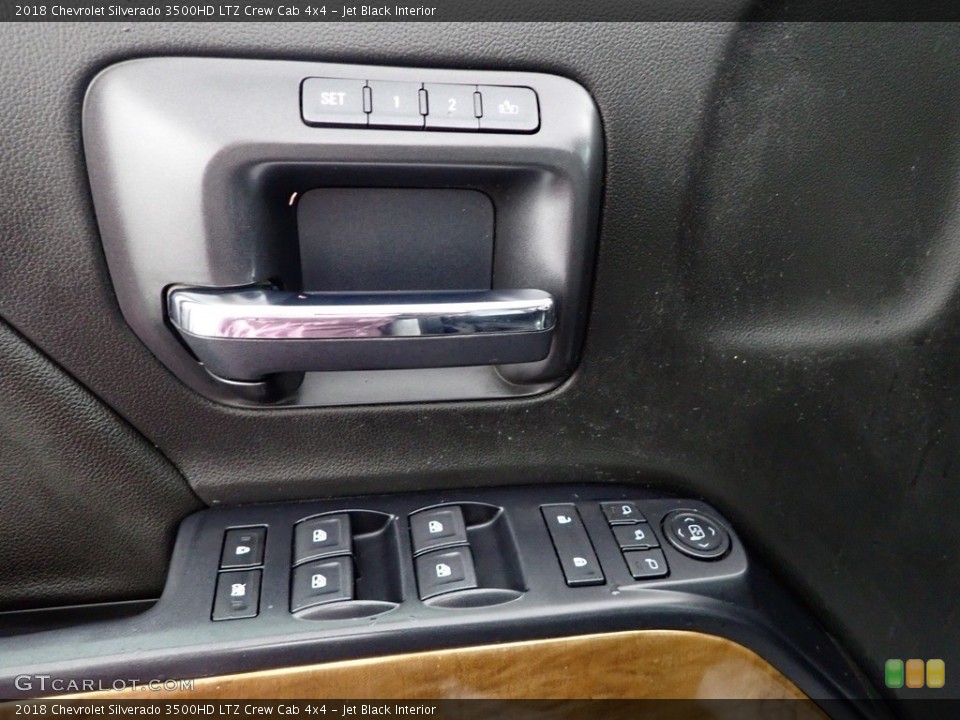 Jet Black Interior Door Panel for the 2018 Chevrolet Silverado 3500HD LTZ Crew Cab 4x4 #145837740