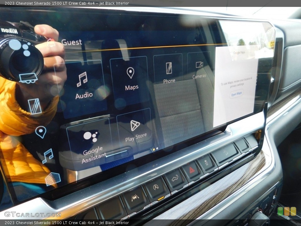 Jet Black Interior Controls for the 2023 Chevrolet Silverado 1500 LT Crew Cab 4x4 #145837749
