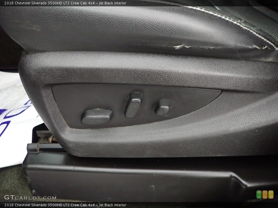 Jet Black Interior Front Seat for the 2018 Chevrolet Silverado 3500HD LTZ Crew Cab 4x4 #145837764