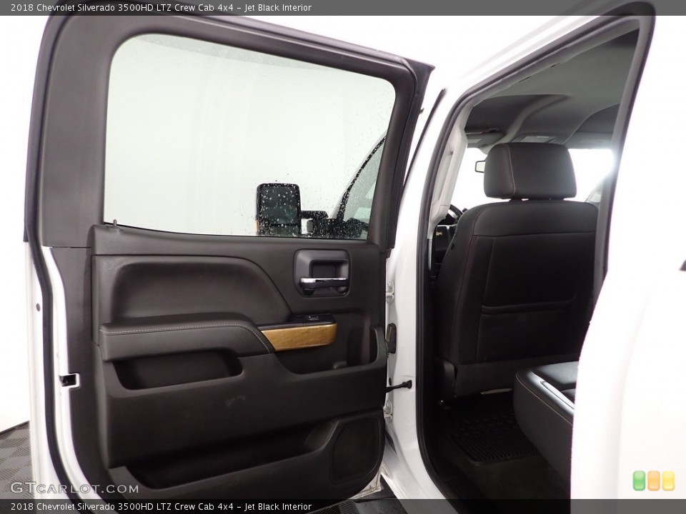 Jet Black Interior Door Panel for the 2018 Chevrolet Silverado 3500HD LTZ Crew Cab 4x4 #145837971