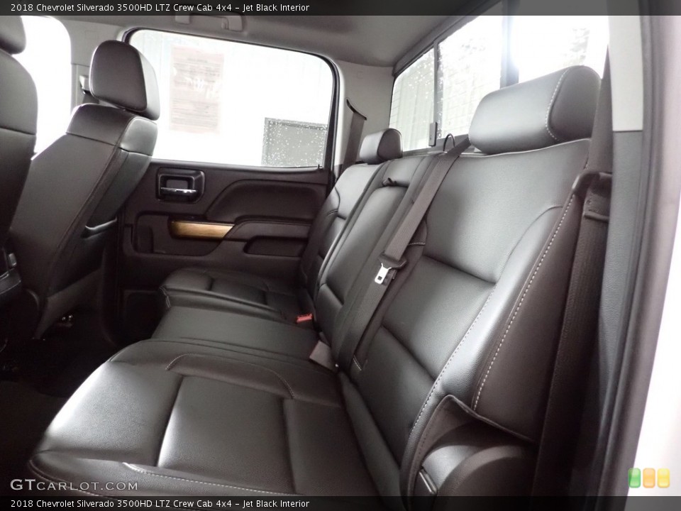 Jet Black Interior Rear Seat for the 2018 Chevrolet Silverado 3500HD LTZ Crew Cab 4x4 #145837995