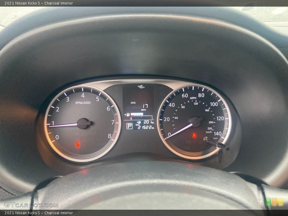 Charcoal Interior Gauges for the 2021 Nissan Kicks S #145838076