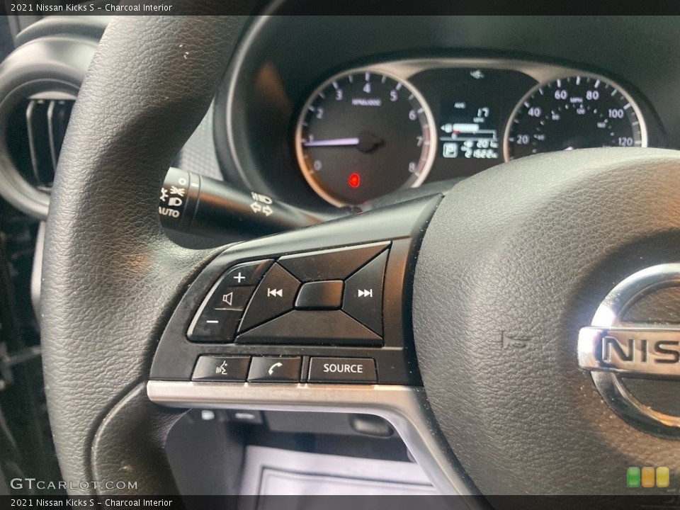 Charcoal Interior Steering Wheel for the 2021 Nissan Kicks S #145838127