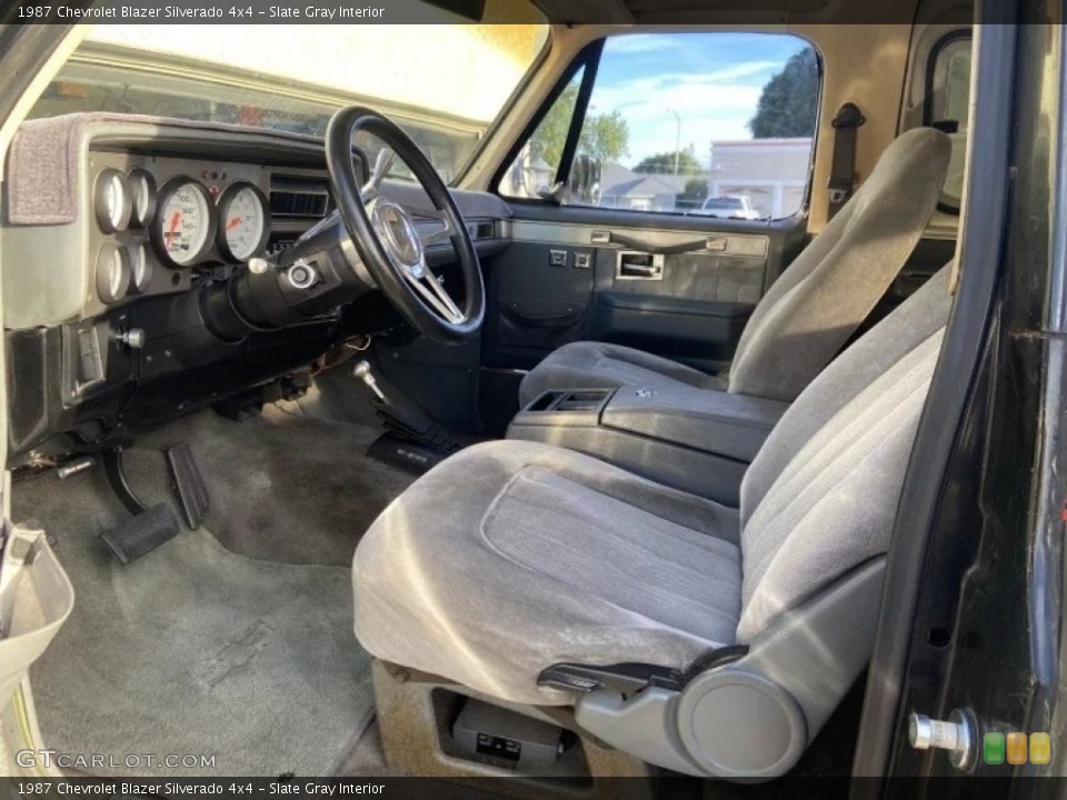 Slate Gray Interior Photo for the 1987 Chevrolet Blazer Silverado 4x4 #145838847