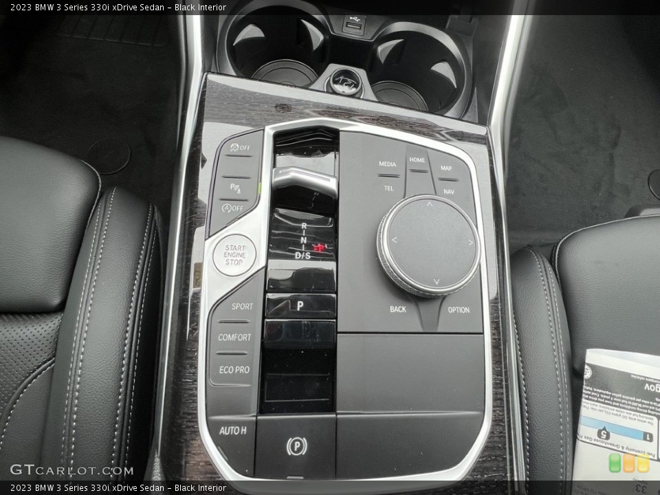 Black Interior Controls for the 2023 BMW 3 Series 330i xDrive Sedan #145839006