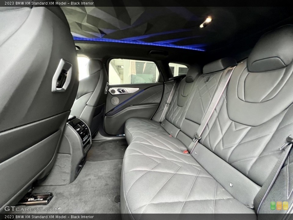 Black Interior Rear Seat for the 2023 BMW XM  #145839096