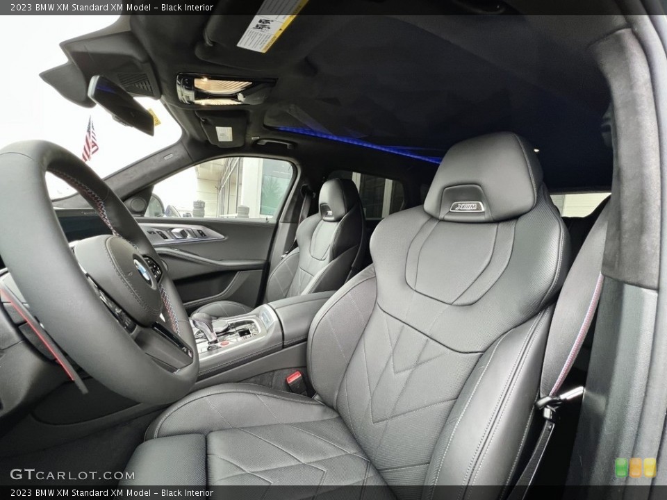 Black Interior Front Seat for the 2023 BMW XM  #145839144