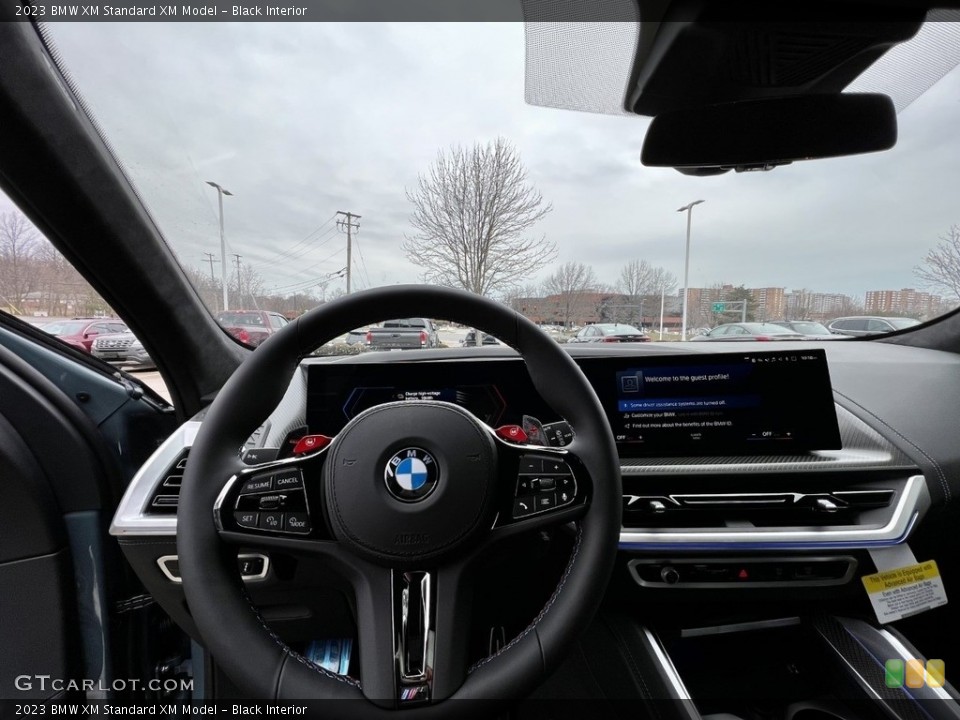 Black Interior Dashboard for the 2023 BMW XM  #145839168