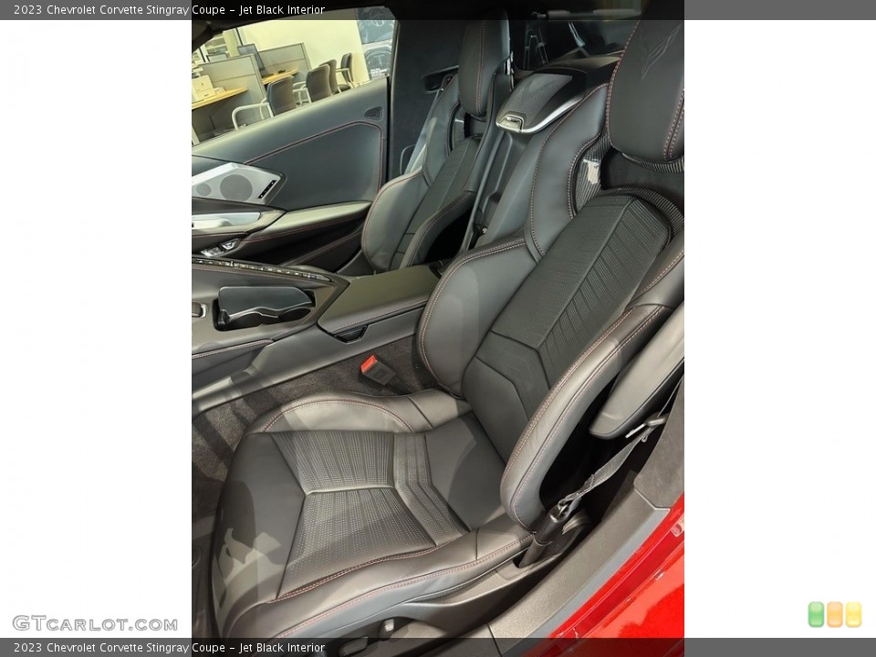 Jet Black Interior Front Seat for the 2023 Chevrolet Corvette Stingray Coupe #145839201