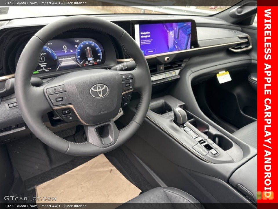 Black Interior Dashboard for the 2023 Toyota Crown Limited AWD #145839500