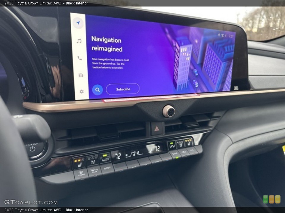 Black Interior Controls for the 2023 Toyota Crown Limited AWD #145839532