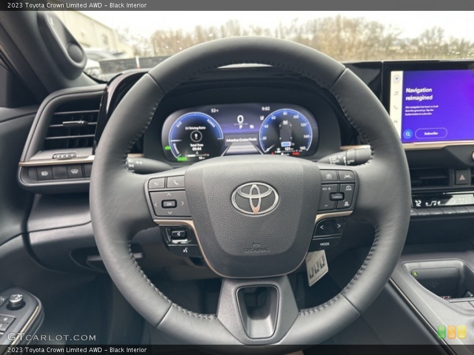 Black Interior Steering Wheel for the 2023 Toyota Crown Limited AWD #145839617