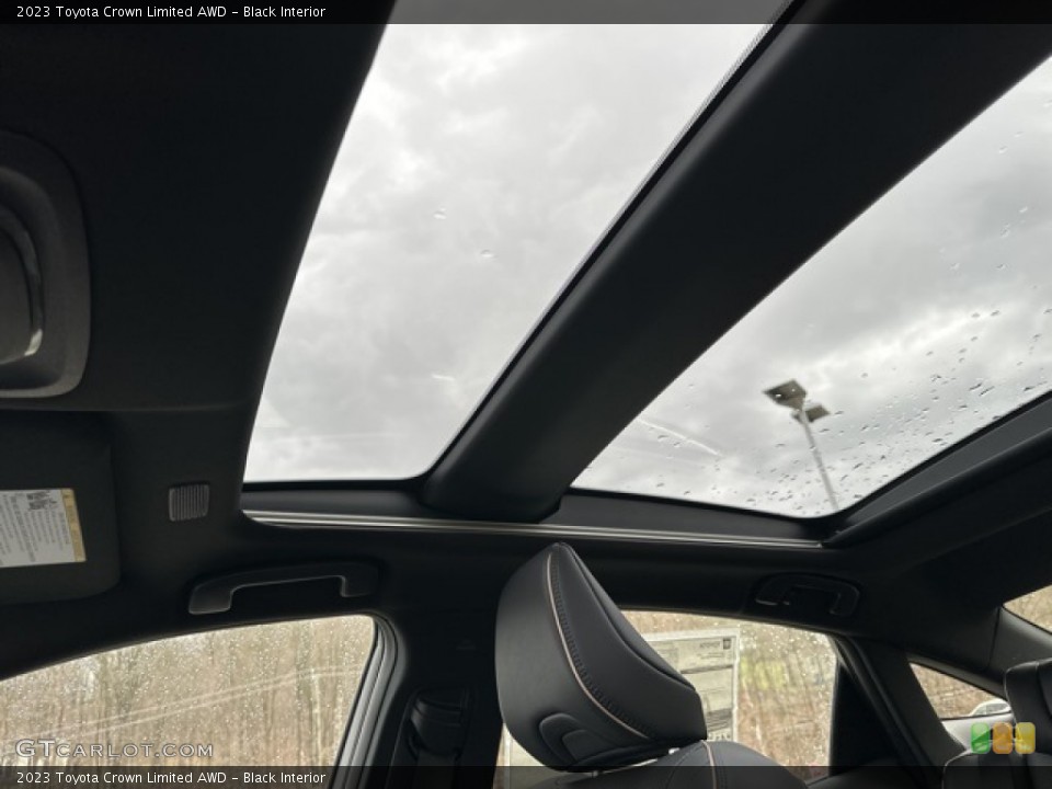 Black Interior Sunroof for the 2023 Toyota Crown Limited AWD #145839677