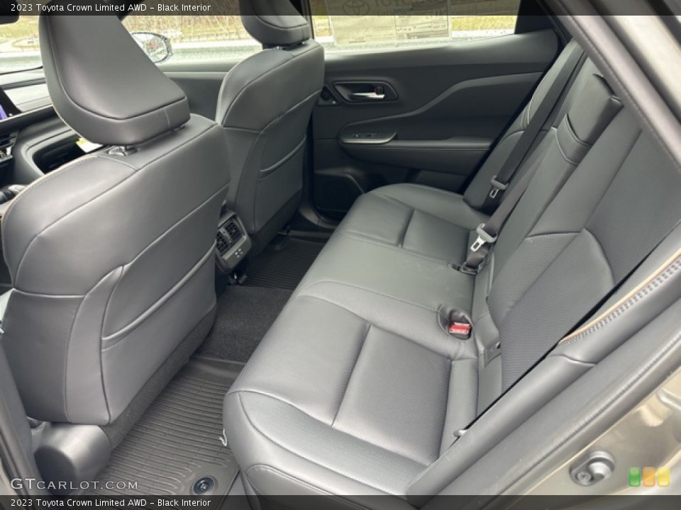 Black Interior Rear Seat for the 2023 Toyota Crown Limited AWD #145839797
