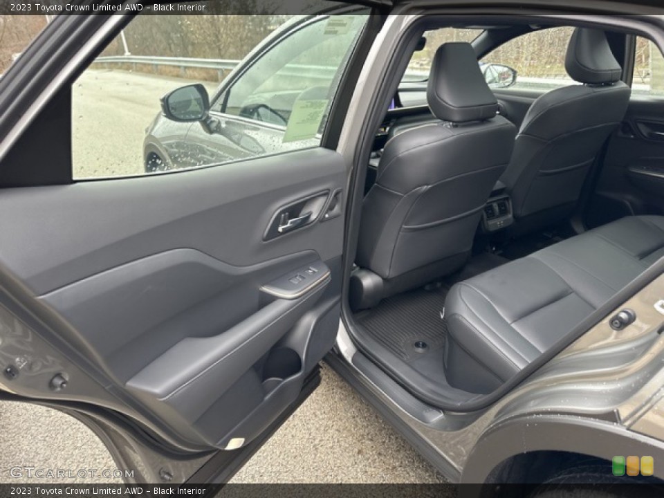 Black Interior Rear Seat for the 2023 Toyota Crown Limited AWD #145839821