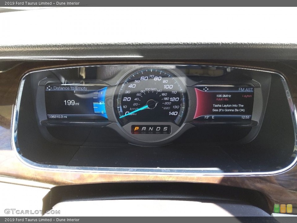 Dune Interior Gauges for the 2019 Ford Taurus Limited #145839935