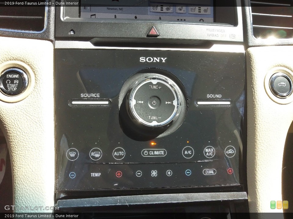 Dune Interior Controls for the 2019 Ford Taurus Limited #145840034
