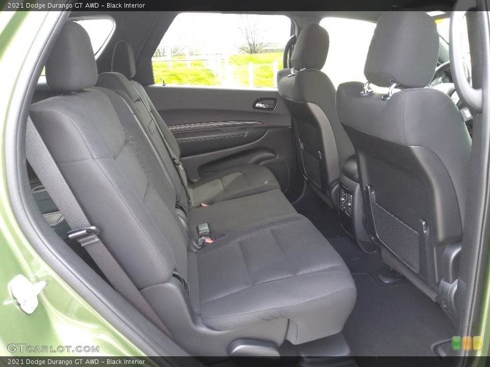 Black Interior Rear Seat for the 2021 Dodge Durango GT AWD #145840505