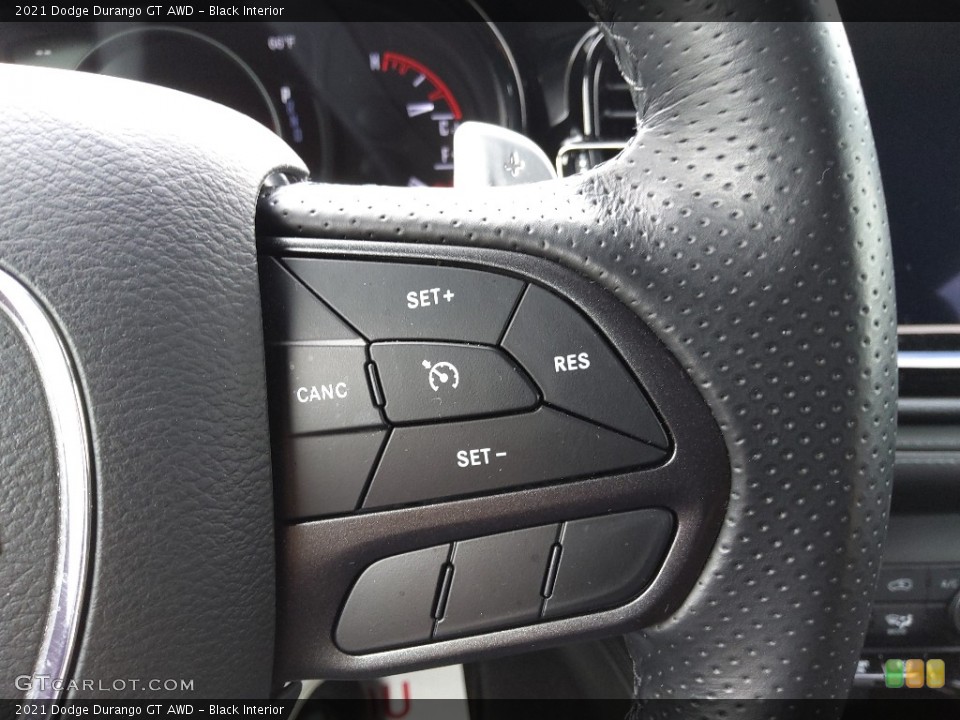 Black Interior Steering Wheel for the 2021 Dodge Durango GT AWD #145840559
