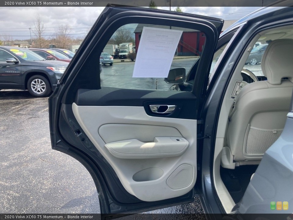 Blonde Interior Door Panel for the 2020 Volvo XC60 T5 Momentum #145840739