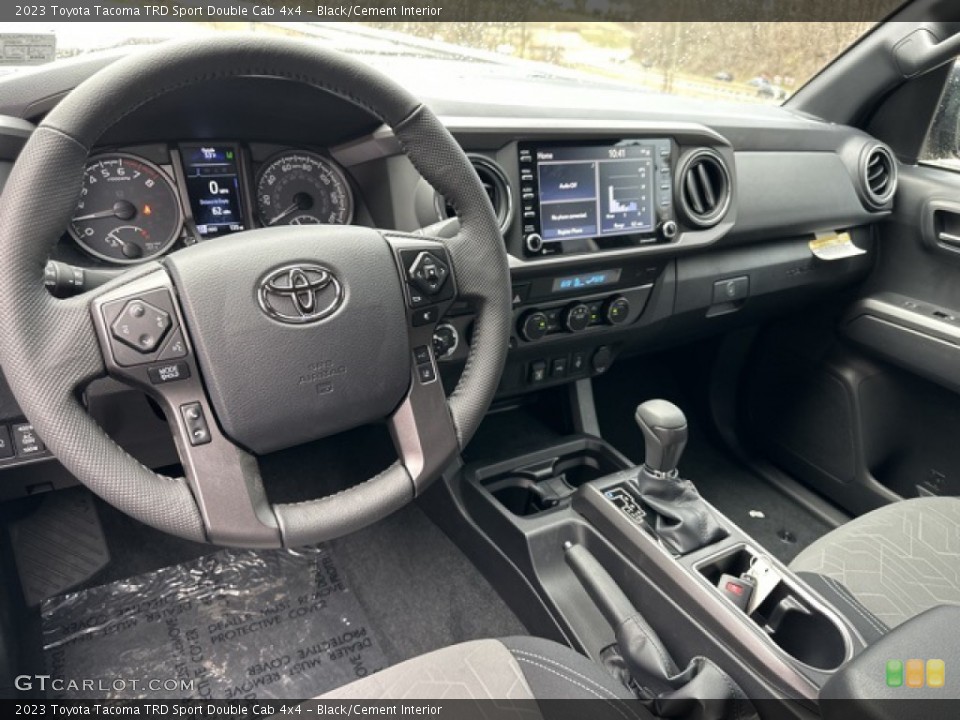 Black/Cement Interior Dashboard for the 2023 Toyota Tacoma TRD Sport Double Cab 4x4 #145840772