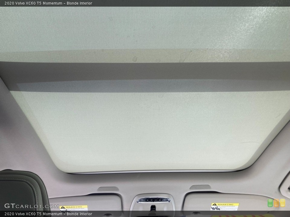 Blonde Interior Sunroof for the 2020 Volvo XC60 T5 Momentum #145840778