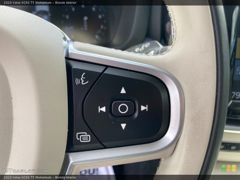 Blonde Interior Steering Wheel for the 2020 Volvo XC60 T5 Momentum #145840805