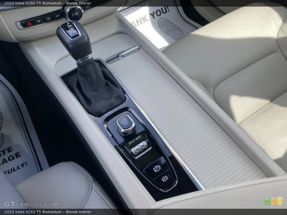 Blonde Interior Transmission for the 2020 Volvo XC60 T5 Momentum #145840865
