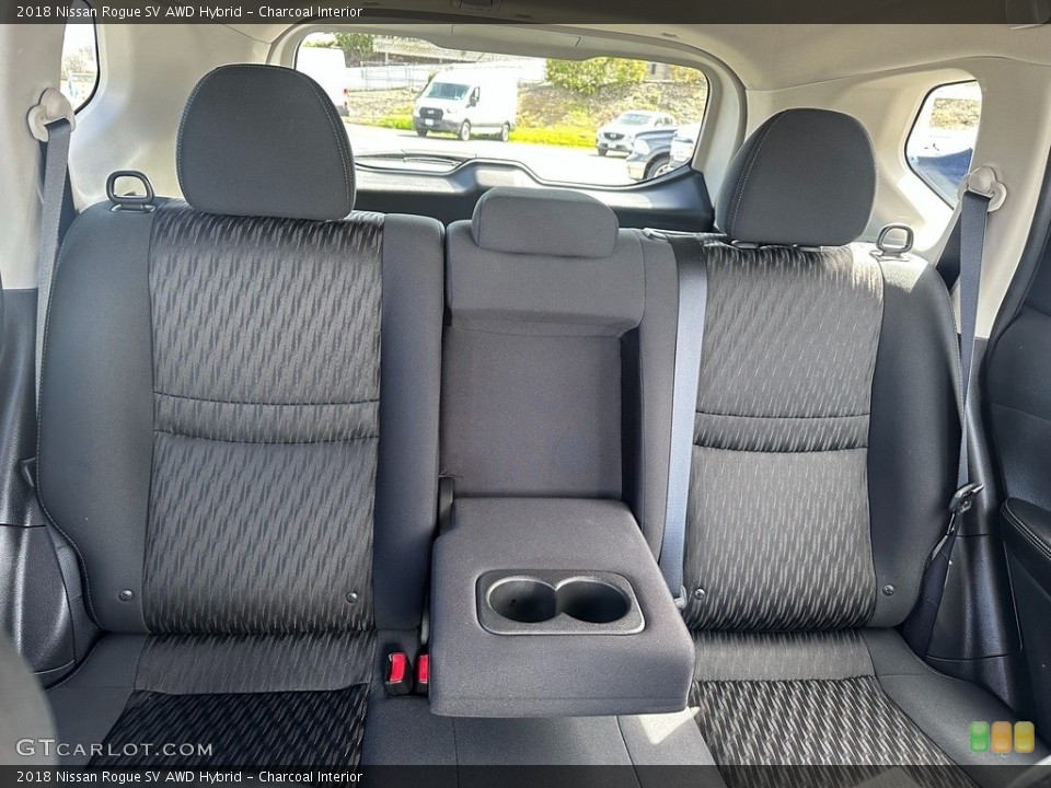 Charcoal Interior Rear Seat for the 2018 Nissan Rogue SV AWD Hybrid #145842484