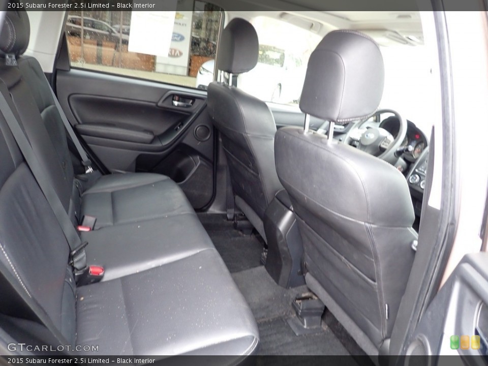 Black Interior Rear Seat for the 2015 Subaru Forester 2.5i Limited #145843519