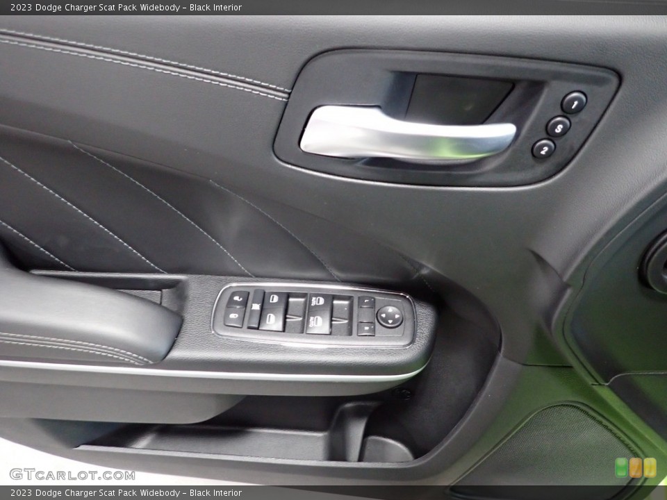 Black Interior Door Panel for the 2023 Dodge Charger Scat Pack Widebody #145844485
