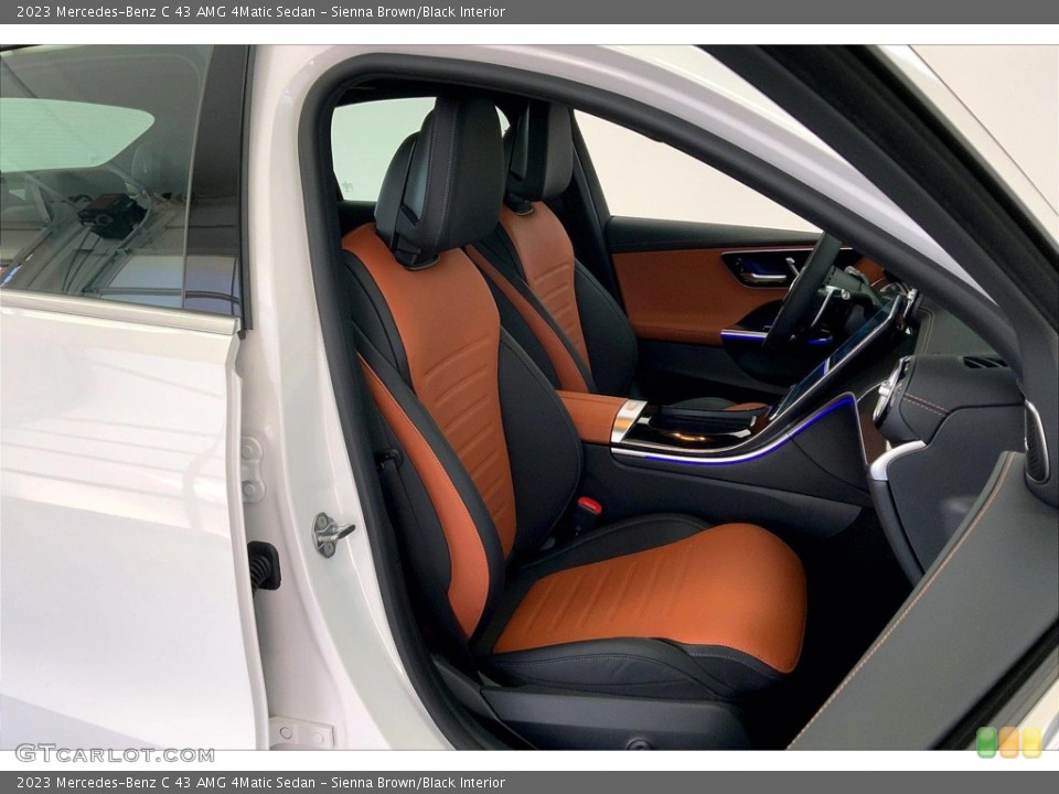 Sienna Brown/Black Interior Photo for the 2023 Mercedes-Benz C 43 AMG 4Matic Sedan #145847885