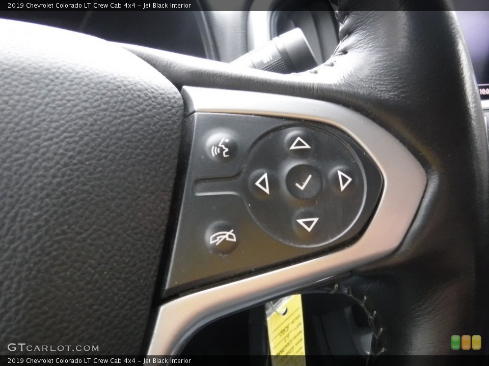 Jet Black Interior Steering Wheel for the 2019 Chevrolet Colorado LT Crew Cab 4x4 #145850108