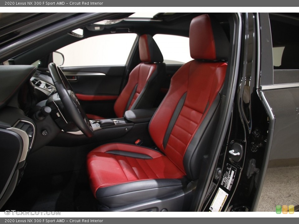 Circuit Red Interior Front Seat for the 2020 Lexus NX 300 F Sport AWD #145851092
