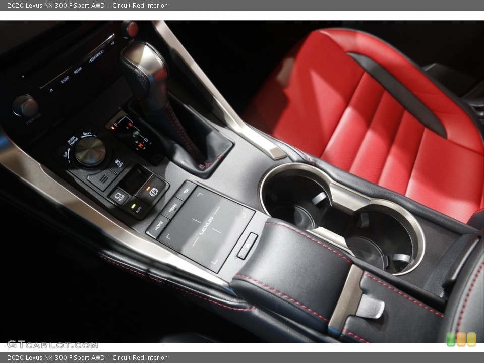 Circuit Red Interior Transmission for the 2020 Lexus NX 300 F Sport AWD #145851257