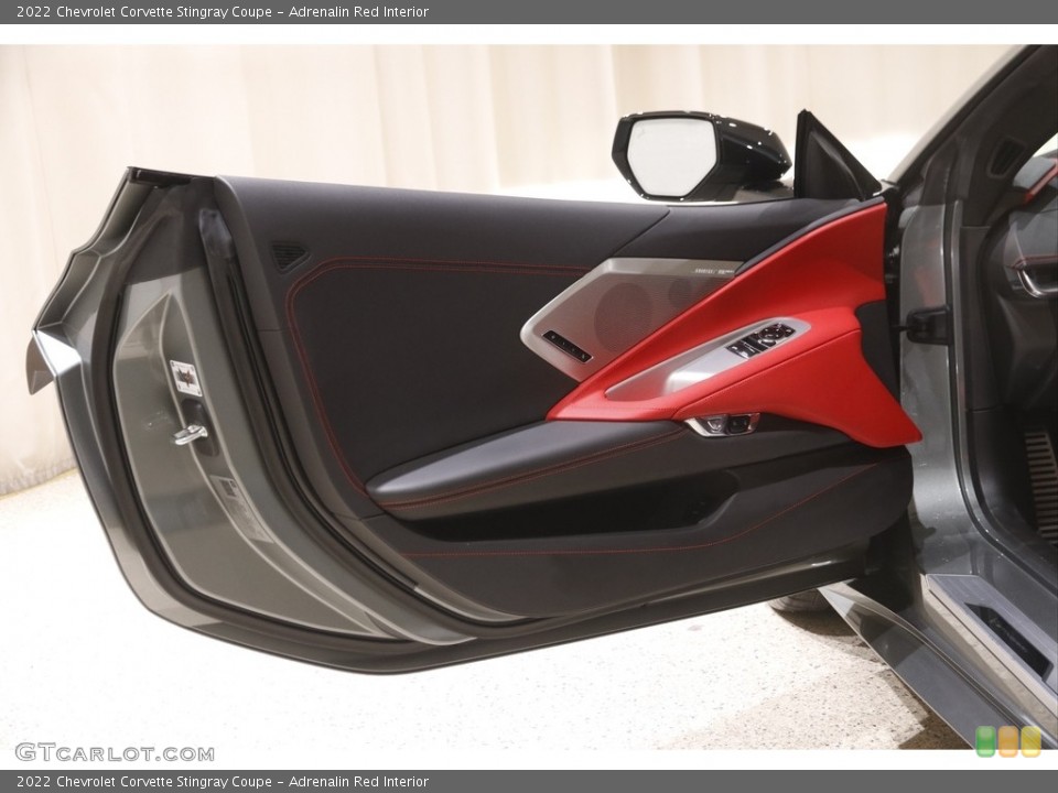 Adrenalin Red Interior Door Panel for the 2022 Chevrolet Corvette Stingray Coupe #145854184