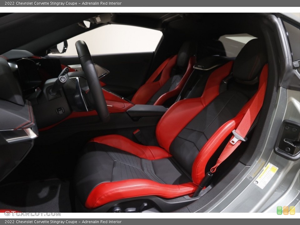 Adrenalin Red Interior Front Seat for the 2022 Chevrolet Corvette Stingray Coupe #145854247