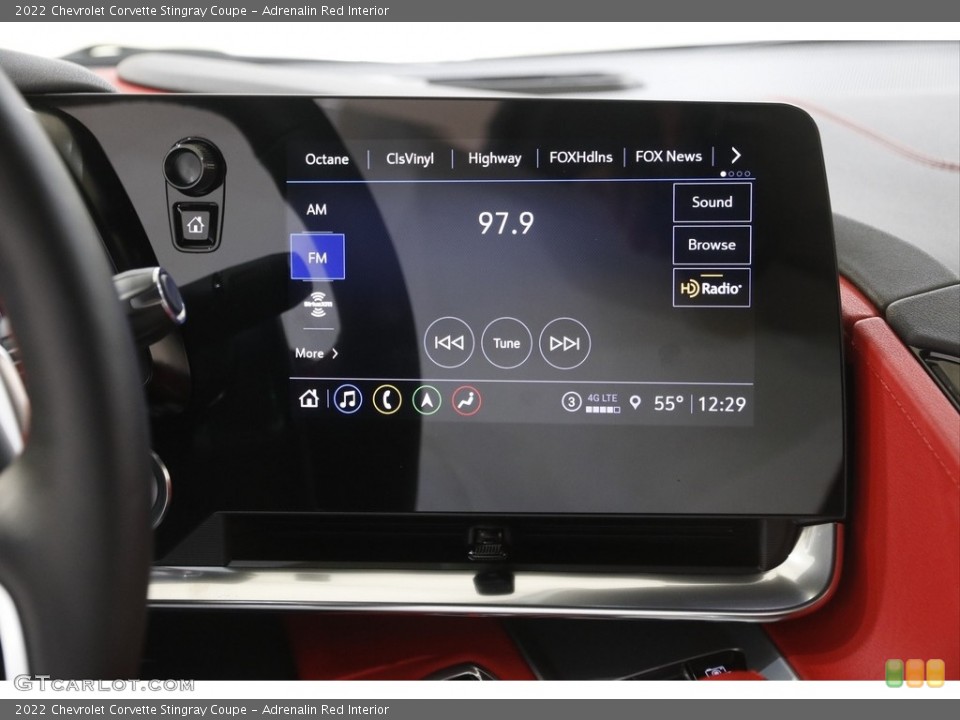 Adrenalin Red Interior Controls for the 2022 Chevrolet Corvette Stingray Coupe #145854406