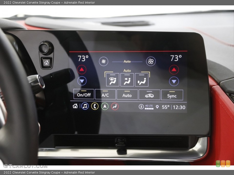 Adrenalin Red Interior Controls for the 2022 Chevrolet Corvette Stingray Coupe #145854460