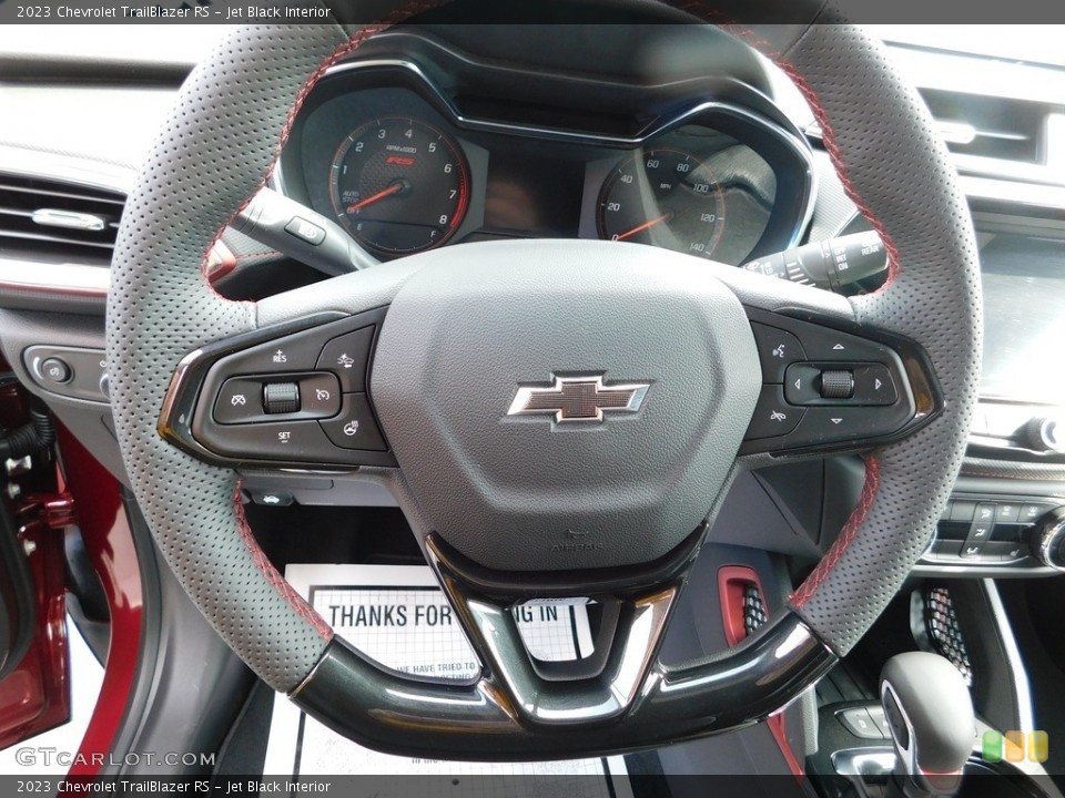 Jet Black Interior Steering Wheel for the 2023 Chevrolet TrailBlazer RS #145855012