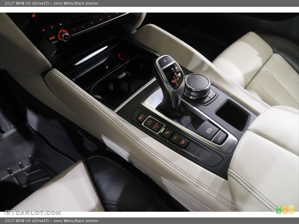 Ivory White/Black Interior Transmission for the 2017 BMW X6 xDrive35i #145855051