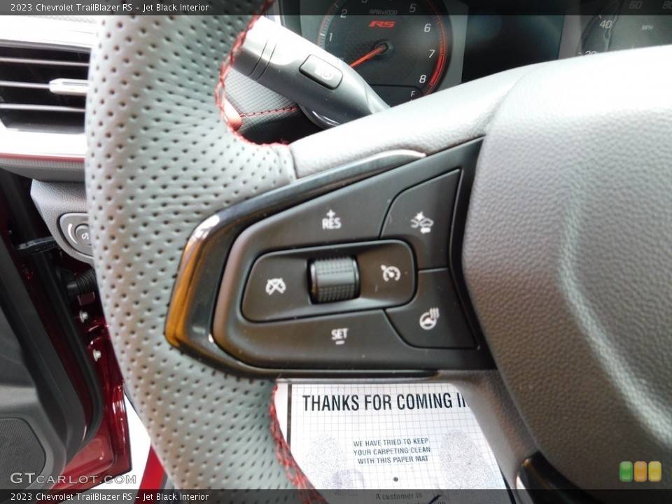 Jet Black Interior Steering Wheel for the 2023 Chevrolet TrailBlazer RS #145855054