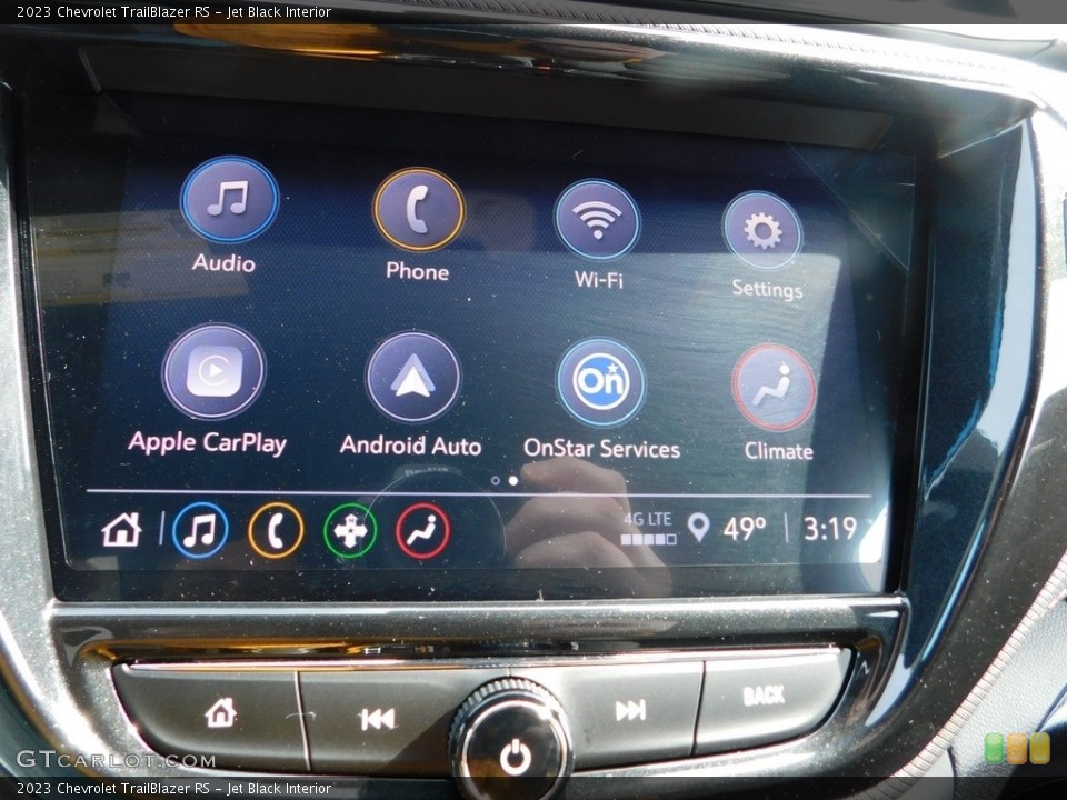 Jet Black Interior Controls for the 2023 Chevrolet TrailBlazer RS #145855174