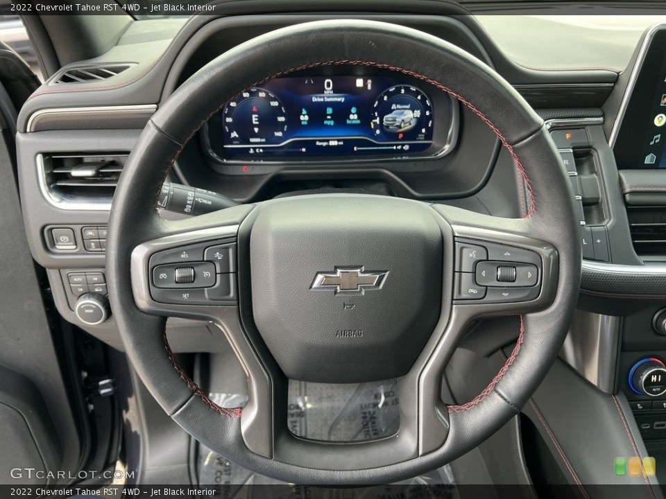Jet Black Interior Steering Wheel for the 2022 Chevrolet Tahoe RST 4WD #145855252