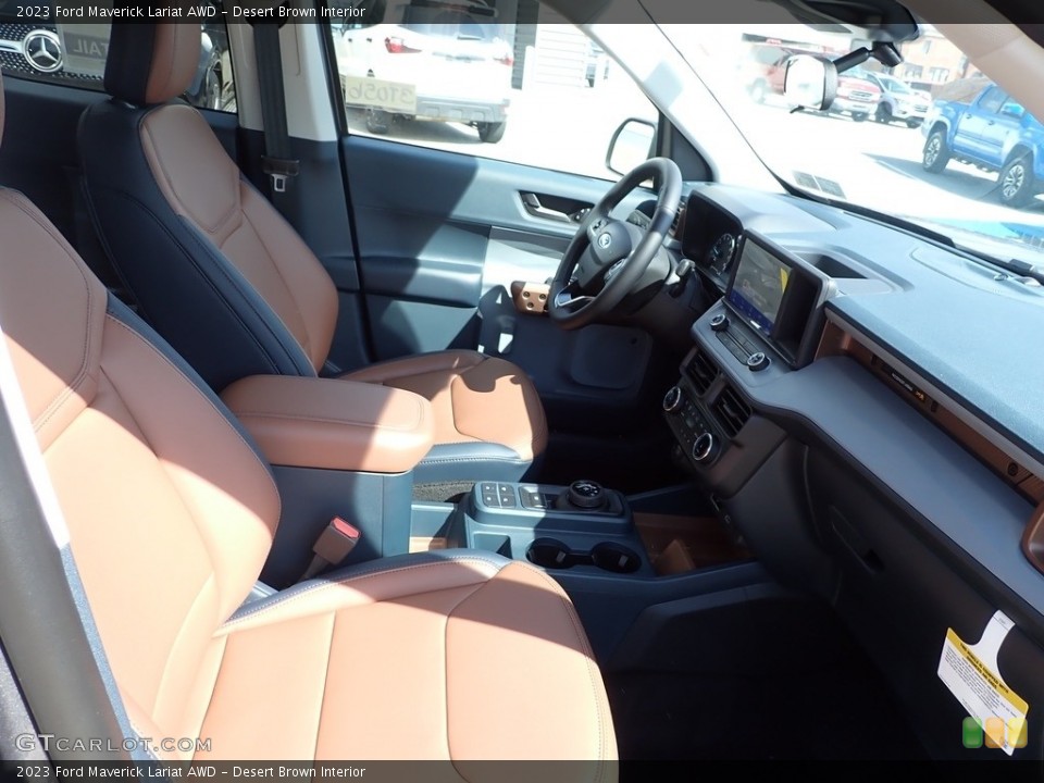 Desert Brown Interior Front Seat for the 2023 Ford Maverick Lariat AWD #145855438