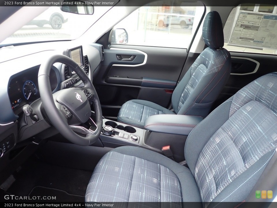 Navy Pier Interior Front Seat for the 2023 Ford Bronco Sport Heritage Limited 4x4 #145855915
