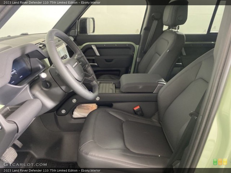 Ebony Interior Front Seat for the 2023 Land Rover Defender 110 75th Limited Edition #145856755