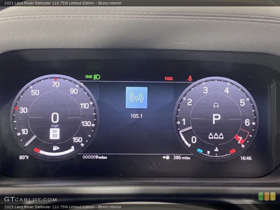 Ebony Interior Gauges for the 2023 Land Rover Defender 110 75th Limited Edition #145856851