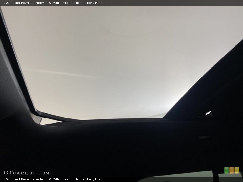 Ebony Interior Sunroof for the 2023 Land Rover Defender 110 75th Limited Edition #145856863
