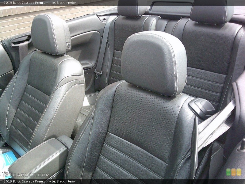 Jet Black Interior Rear Seat for the 2019 Buick Cascada Premium #145858657